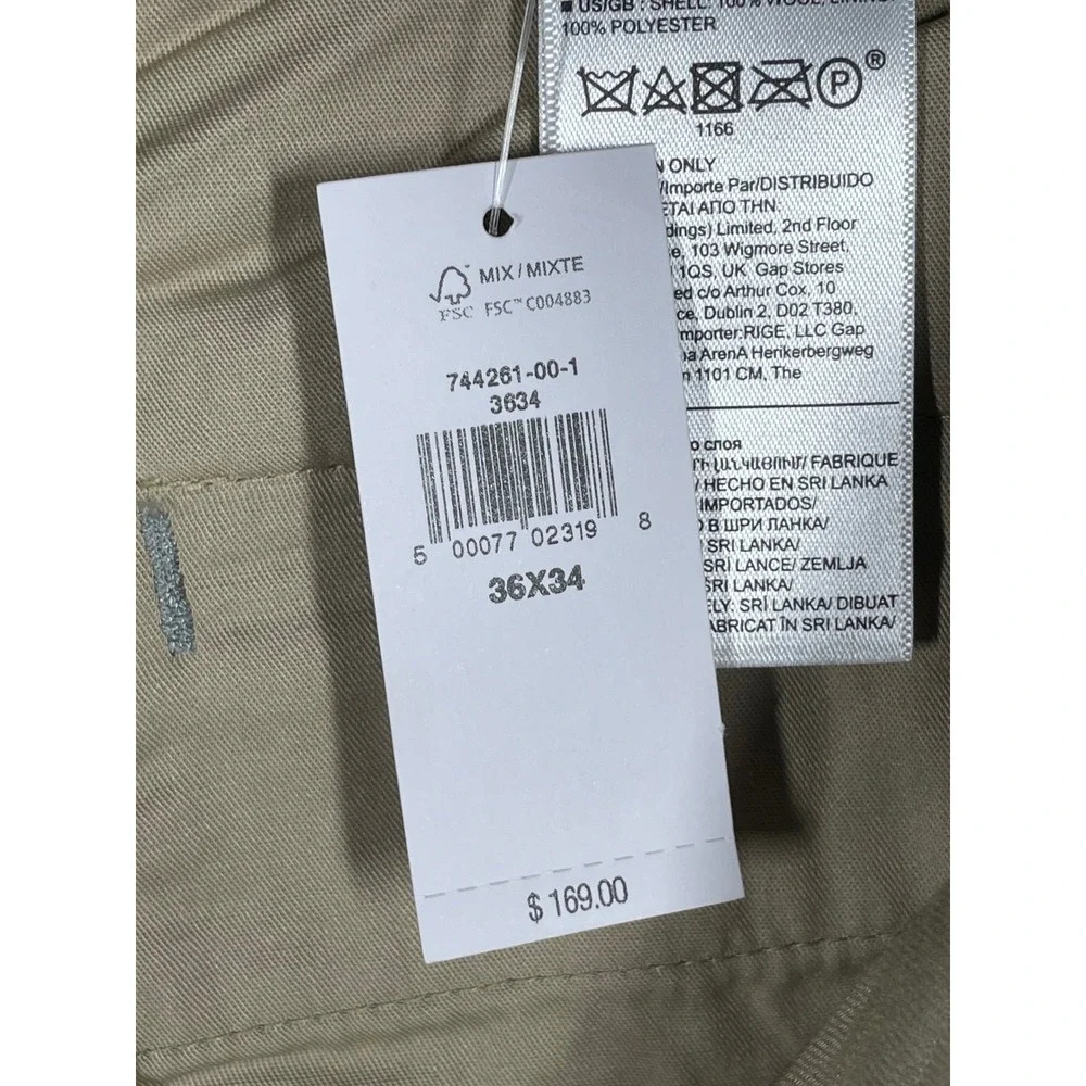 Banana Republic Vitale Barberis Flannel Wool Plaid Pants Grey 36x34 NWT $169